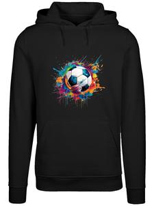 Толстовка F4NT4STIC Bunte FuГџball Grafik, Black