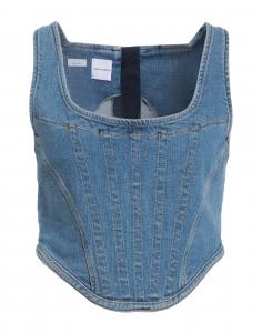 Кроп-топ Pinko, синий