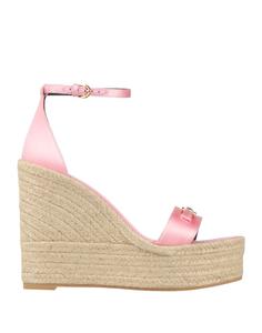 Эспадрильи Versace, розовый