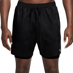 Шорты для бега Nike Dri-FIT Stride 7 Inch 2-in-1s, черный