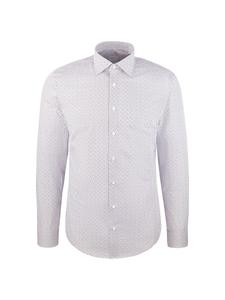 Рубашка делового кроя Slim Fit SEIDENSTICKER Schwarze Rose, серый