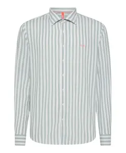 Повседневная рубашка Sun68, зеленый