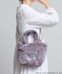 Флэппер: Меховая сумка с изображением Тома и Джерри Magine, цвет Gray