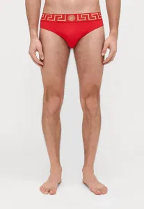 Плавки с низкой посадкой vita с новым логотипом Versace, Red/Gold