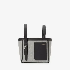 Микро-сумка-ведро из переработанного денима