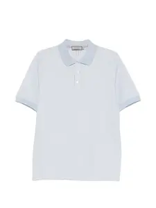 Рубашка поло с короткими рукавами Canali, синий