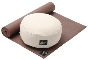 Коврик для фитнеса YOGISTAR.COM Mat, цвет beige/brown