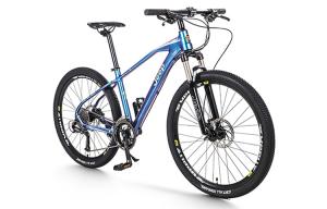 Горный велосипед Forest Trail с алюминиевым сплавом, дисковыми тормозами, для активного отдыха и взрослых Jeep, fantasy синий