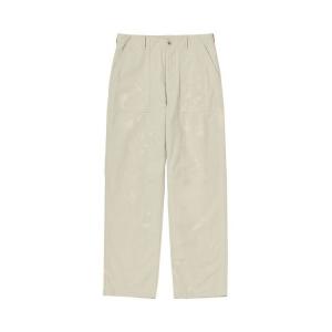 Брюки Auralee Washed Baggy Satin Bleached Baker Pants, Dusty Ivory