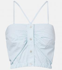 Хлопковая блузка из поплина Prada, Astro