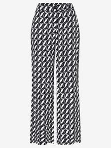 Тканевые брюки More & More, черный/белый