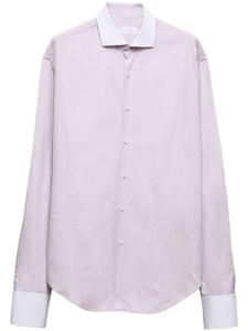 Prada рубашка на пуговицах, фиолетовый