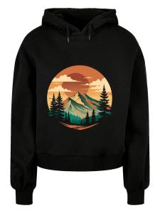 Толстовка F4NT4STIC Sonnenuntergang Berglandschaft, Black