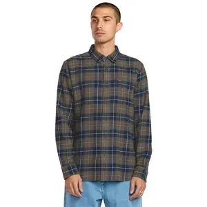 Рубашка с длинным рукавом Volcom Caden Plaid, коричневый