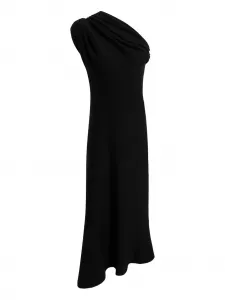 Асимметричное платье KHAITE, черный