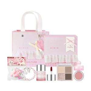 Палетка для макияжа Sweetheart Party легко растушевывается тональная основа сияющий блеск для губ натуральный зеркальный финиш CHIOTURE