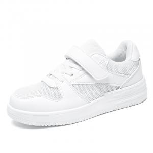 Износостойкие, дышащие, быстросохнущие, с влагоотводящими свойствами, с низким верхом, детские кроссовки для скейтбординга Peter pan, белый