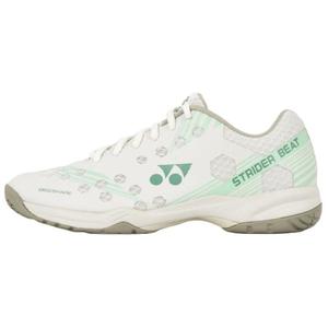 YONEX Низкие, амортизирующие, износостойкие кроссовки для бадминтона унисекс бежево-зеленого цвета