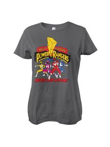 Футболка Morph Into Action Girly Tee серого цвета Power Rangers
