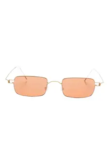 Солнцезащитные очки из титана 8220 прямоугольной формы Lindberg, золотой