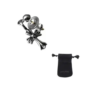 Chrome Hearts Серебряные серьги-гвоздики унисекс