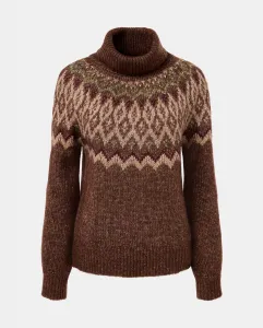 Женская джерси с длинным рукавом и жаккардовым узором Lloyd'S, хаки