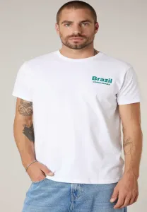 Оригинальная футболка с принтом "жанейро" Deeluxe, Weiß