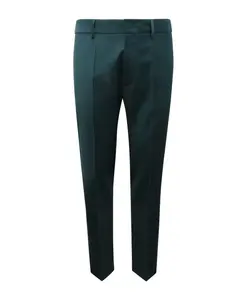 Брюки из шерстяной смеси, бирюзово-зеленые Patrizia Pepe, зеленый