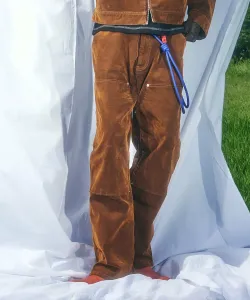 B всеядный/B Всеядный Блочные джинсовые брюки Блочные джинсовые брюки