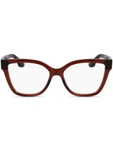 Очки в квадратной оправе Victoria Beckham, коричневый