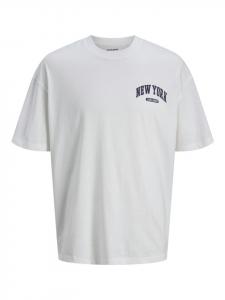 Футболка Jack & Jones Hoodie Bradley Varsity Tee, белый