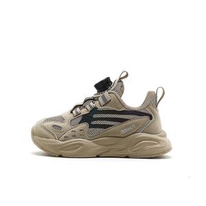 Нескользящая, износостойкая, дышащая детская обувь для повседневной носки SNOOPY, коричневый