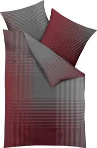 Постельное белье "Master" рубин 1x 155x220 см + 1x 80x80 см Kaeppel