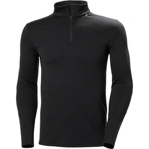Футболка Lifa Merino Midweight 1/2 Zip Hellyhansen, черный