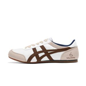 Onitsuka Tiger Тренировочные кроссовки устойчивые к истиранию повседневные unisex белый коричневый