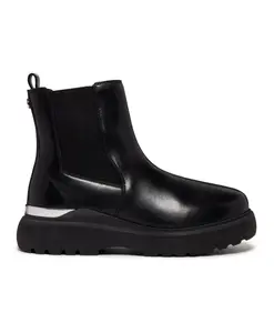 Черные кожаные ботинки челси Mallet London, черный