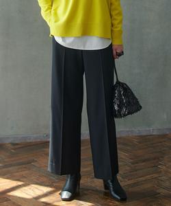 Моющийся триацетатный корпус, персиковые широкие брюки