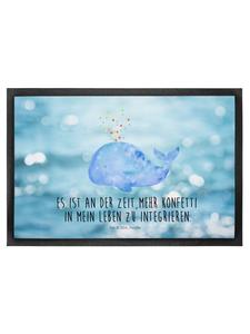 Коврик для ног Mr. & Mrs. Panda, цвет oceanblue