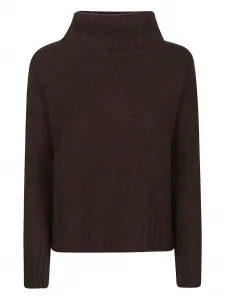 Кашемировый свитер с высоким горлом Aragona, коричневый