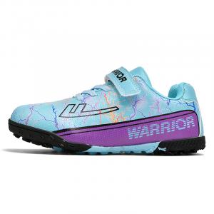 Низкие футбольные бутсы для детей WARRIOR, синий/фиолетовый
