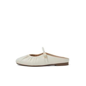 Женские сандалии с закрытым носком, устойчивые к истиранию и скольжению COMELY, Cream White