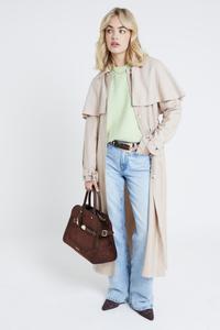 Плащ накидка River Island, коричневый