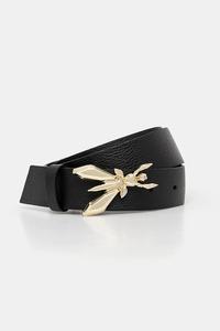 Кожаный ремень Patrizia Pepe, черный