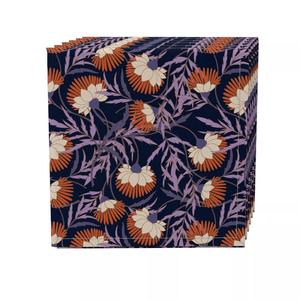 Набор салфеток из 4 шт., 100 % хлопок, 20x20 дюймов, цветочный 43