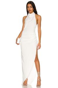 Платье Amanda Uprichard X REVOLVE Samba Gown, слоновая кость