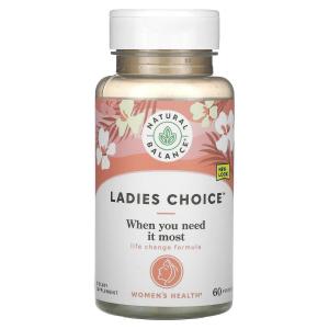 Natural Balance Ladies Choice формула с фитоэстрогеном для поддержки в период менопаузы 60 вегетарианских капсул