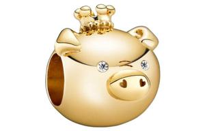 Pandora MOMENTS Bead Ornament Women's Gold