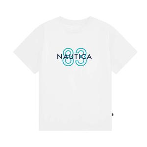 NAUTICA Футболка navy blue, purple, white, light olive для подростков
