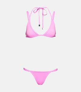 Бикини с вырезом халтер THE ATTICO, розовый