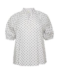 Блуза KAFFE CURVE Lanni, от белого